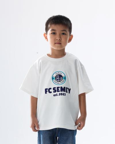Футболка FC Semey детская белая