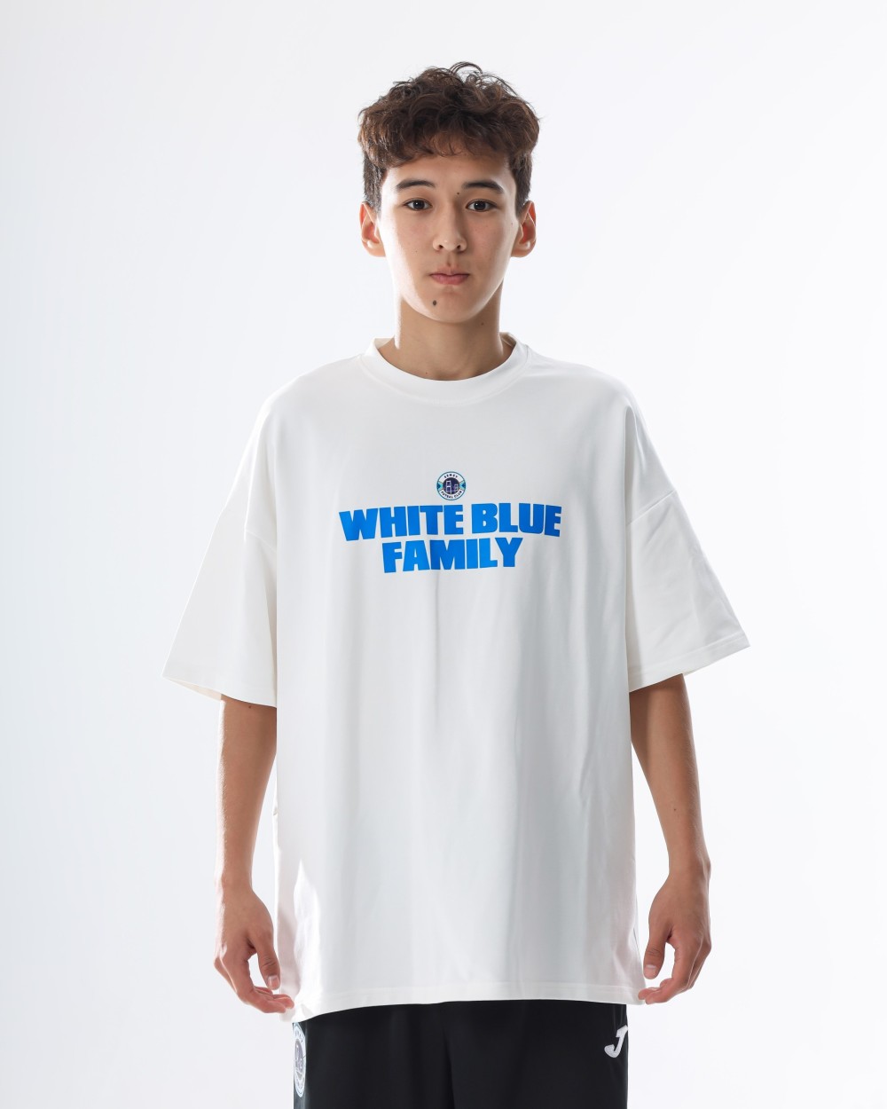 Футболка &quot;White blue family&quot; белая  - фото 1