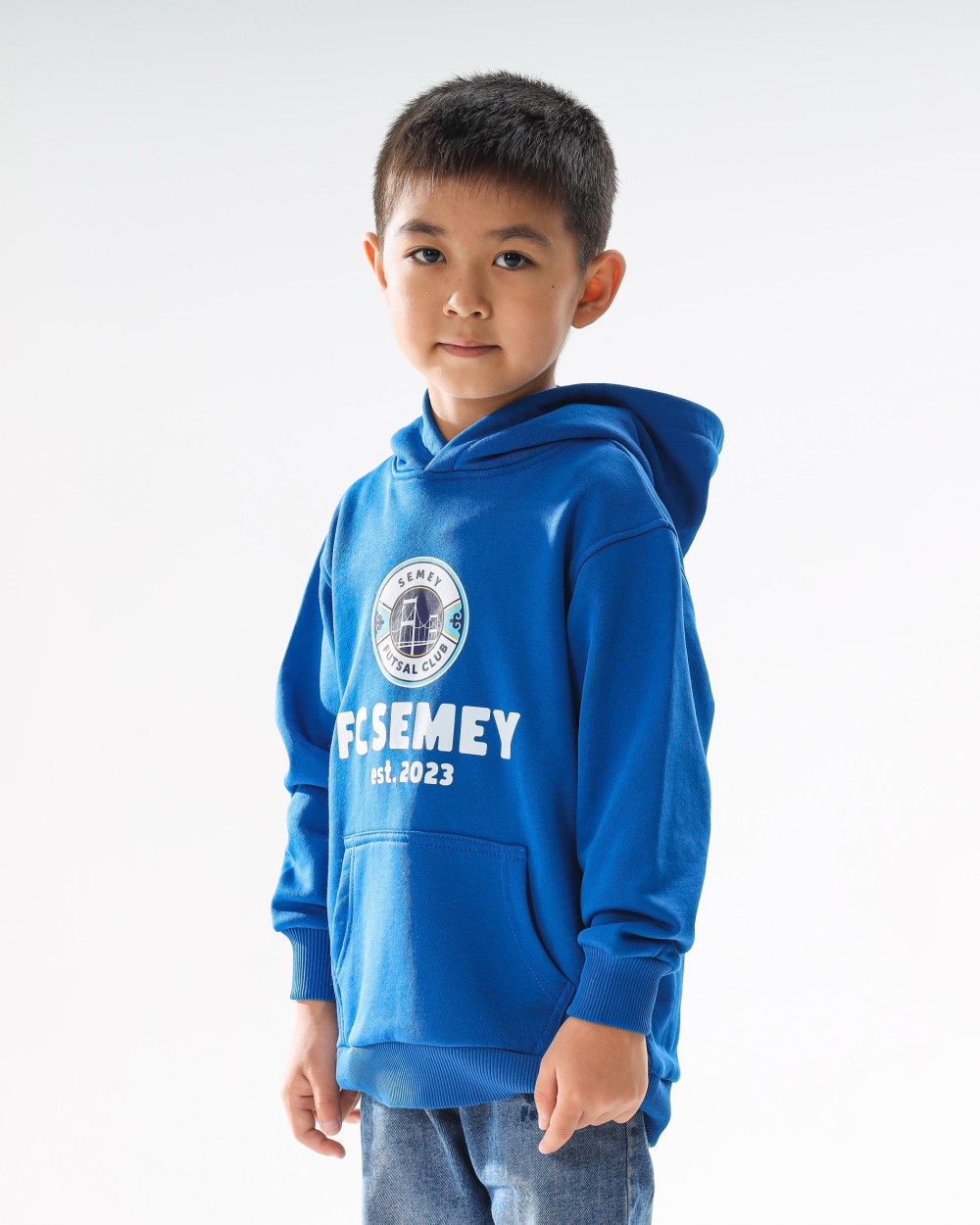 Худи детское FC Semey синее  - фото 2